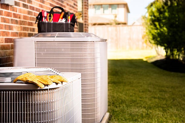 HVAC unit, ready for maintenance.